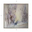 Картина в раме Декор депо "Михаил Харитонов. Морозные узоры" 90x90 см