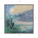 Картина в раме Декор депо "Михаил Харитонов. Дом солнца" 90x90 см