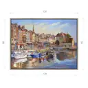 Картина в раме Декор депо Ксения Черномор. Нормандия Онфлер 95x125 см