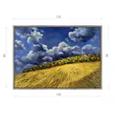 Картина в раме Декор депо "Ксения Черномор. В начале сотворил..." 90x125 см