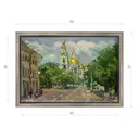 Картина в раме Декор депо "Ксения Черномор. Елоховский собор" 35x50 см