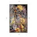 Картина в раме Декор депо "Ксения Черномор. Желтая хризантема" 150x95 см