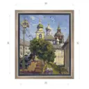 Картина в раме Декор депо "Ксения Черномор. Москва Зарядье" 35x30 см