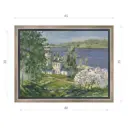 Картина в раме Декор депо "Ксения Черномор. Плёс" 35x45 см
