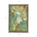 Картина в раме Декор депо "Ксения Черномор. Золотые брызги" 50x35 см