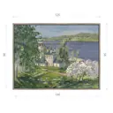 Картина в раме Декор депо "Ксения Черномор. Плёс" 95x125 см