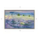 Картина в раме Декор депо "Ксения Черномор. Волны лаванды" 60x95 см
