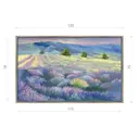 Картина в раме Декор депо "Ксения Черномор. Волны лаванды" 75x120 см