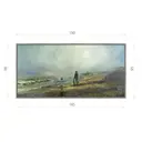 Картина в раме Декор депо "Ксения Черномор. Три возраста мужчины" 95x190 см
