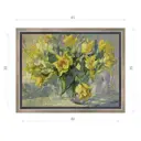 Картина в раме Декор депо "Ксения Черномор. Жёлтые тюльпаны" 35x45 см