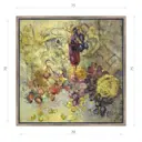 Картина в раме Декор депо "Ксения Черномор. Винная история" 75x75 см