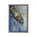 Картина в раме Декор депо "Ксения Черномор. Золотой дождь" 50x35 см