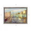Картина в раме Декор депо "Ксения Черномор. Утро на Пятницкой" 35x50 см
