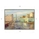 Картина в раме Декор депо "Ксения Черномор. Утро на Пятницкой" 95x140 см