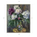 Картина в раме Декор депо "Ксения Черномор. Пионы в саду" 115x95 см