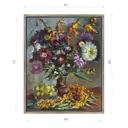 Картина в раме Декор депо "Ксения Черномор. Астры" 80x65 см