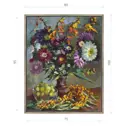 Картина в раме Декор депо "Ксения Черномор. Астры" 100x80 см