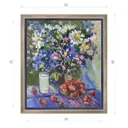 Картина в раме Декор депо "Ксения Черномор. Летний Ветер" 40x35 см