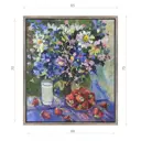 Картина в раме Декор депо "Ксения Черномор. Летний Ветер" 75x65 см