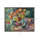 Картина в раме Декор депо "Ксения Черномор. Вальс настурций" 90x110 см
