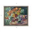 Картина в раме Декор депо "Ксения Черномор. Вальс настурций" 45x55 см
