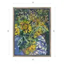 Картина в раме Декор депо "Ксения Черномор. Подсолнухи" 65x50 см