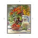 Картина в раме Декор депо "Ксения Черномор. С добрым утром" 110x90 см