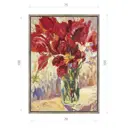 Картина в раме Декор депо "Ксения Черномор. Тюльпановая рапсодия" 105x75 см