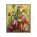 Картина в раме Декор депо "Ксения Черномор. Тюльпановое настроение" 105x90 см
