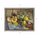Картина в раме Декор депо "Ксения Черномор. Натюрморт Многоцветие" 35x45 см