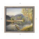 Картина в раме Декор депо "Ксения Черномор. На озере Комо" 35x40 см