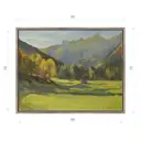 Картина в раме Декор депо "Ксения Черномор. Светлый день в Альпах" 75x95 см
