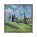 Картина в раме Декор депо "Ксения Черномор. Прекрасная Тоскана" 60x60 см