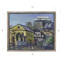 Картина в раме Декор депо "Ксения Черномор. Вид с Рождественки" 45x55 см