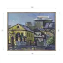 Картина в раме Декор депо "Ксения Черномор. Вид с Рождественки" 80x100 см