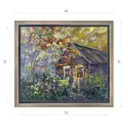 Картина в раме Декор депо "Ксения Черномор. Догорающий день в память уходящего лета" 35x40 см