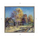 Картина в раме Декор депо "Ксения Черномор. Старая деревня" 75x85 см