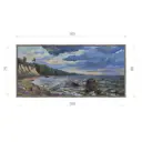 Картина в раме Декор депо "Ксения Черномор. Гармония" 80x165 см
