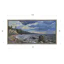 Картина в раме Декор депо "Ксения Черномор. Гармония" 50x100 см