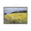 Картина в раме Декор депо "Ксения Черномор. Золотое поле" 65x90 см
