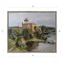 Картина в раме Декор депо "Ксения Черномор. Замок на Нарве" 80x95 см