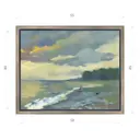 Картина в раме Декор депо "Ксения Черномор. Последние лучи заката" 45x55 см