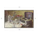 Картина в раме Декор депо "Ксения Черномор. Мелодия памяти" 95x155 см