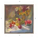 Картина в раме Декор депо "Ксения Черномор. Голландский натюрморт" 60x60 см