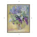 Картина в раме Декор депо "Ксения Черномор. Сирень Ксении" 100x80 см
