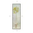 Картина в раме Декор депо "Ксения Черномор. Райские лимоны" 155x50 см