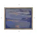Картина в раме Декор депо "Ксения Черномор. Луна над лазурной бухтой" 35x45 см