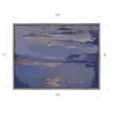 Картина в раме Декор депо "Ксения Черномор. Луна над лазурной бухтой" 80x105 см