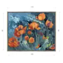 Картина в раме Декор депо "Ксения Черномор. Маки и Космос" 90x110 см