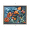 Картина в раме Декор депо "Ксения Черномор. Маки и Космос" 45x55 см